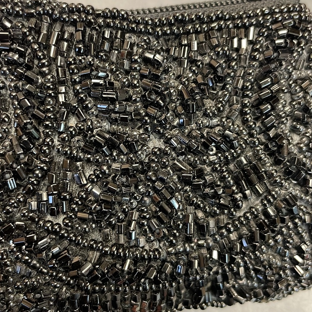 Beautiful Vintage Henry Birks Black Beaded Coin Purse - Picture 7 of 7